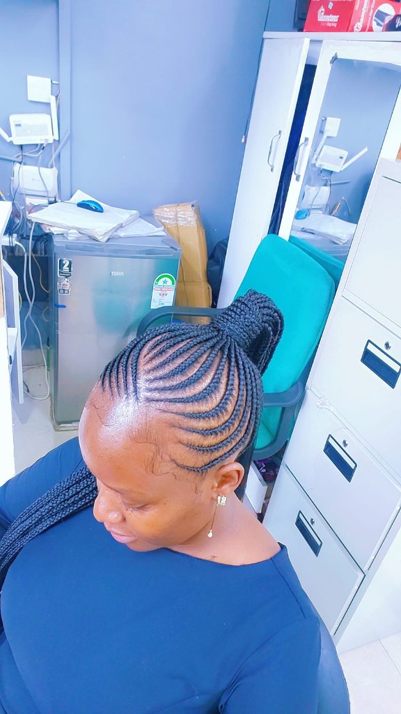 Cornrow style 42