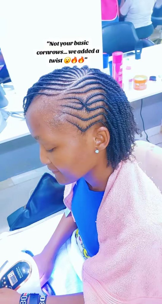 Cornrow style 12