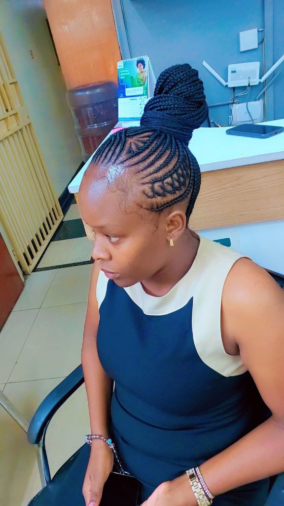 Cornrow style 104