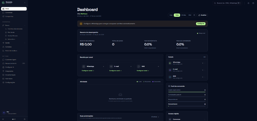 E-commerce Dashboard