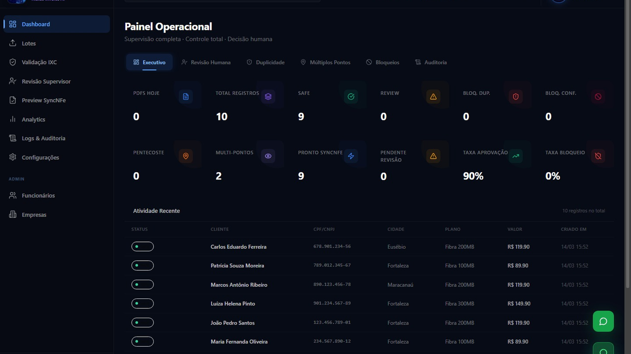 Nexus Invoice AI – Core System template preview