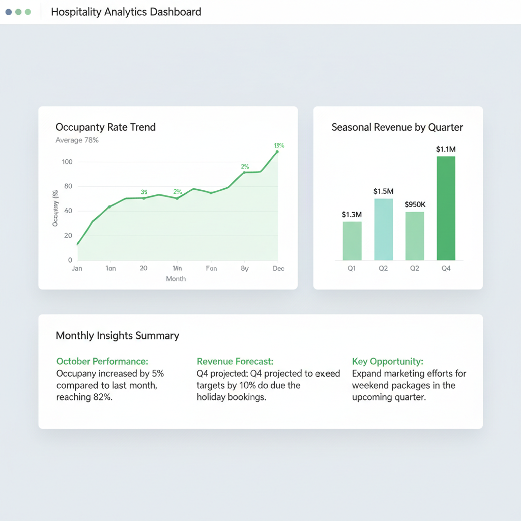 Powerful Reports — campsite booking software screenshot