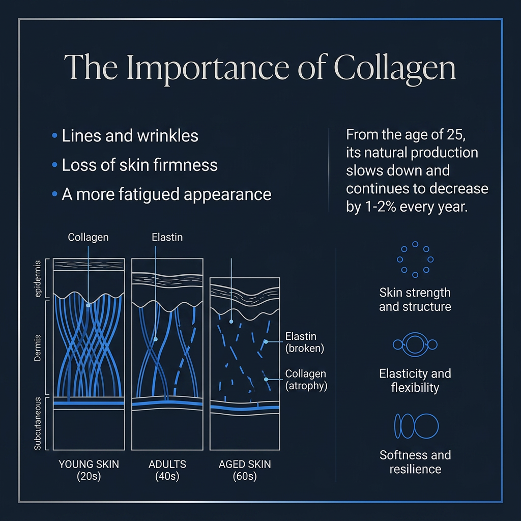 The importance of collagen — how collagen loss affects skin with age