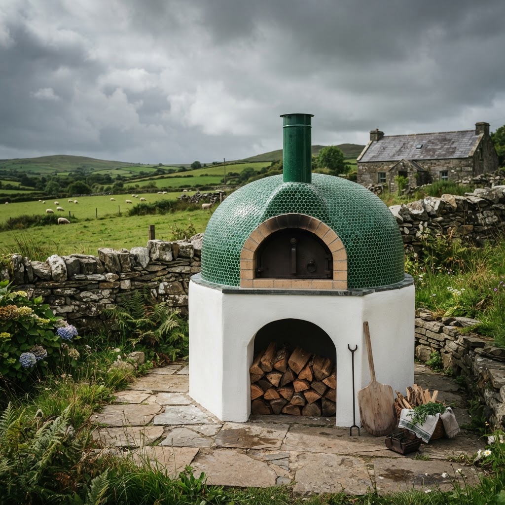 Emerald Irish style masonry oven finish