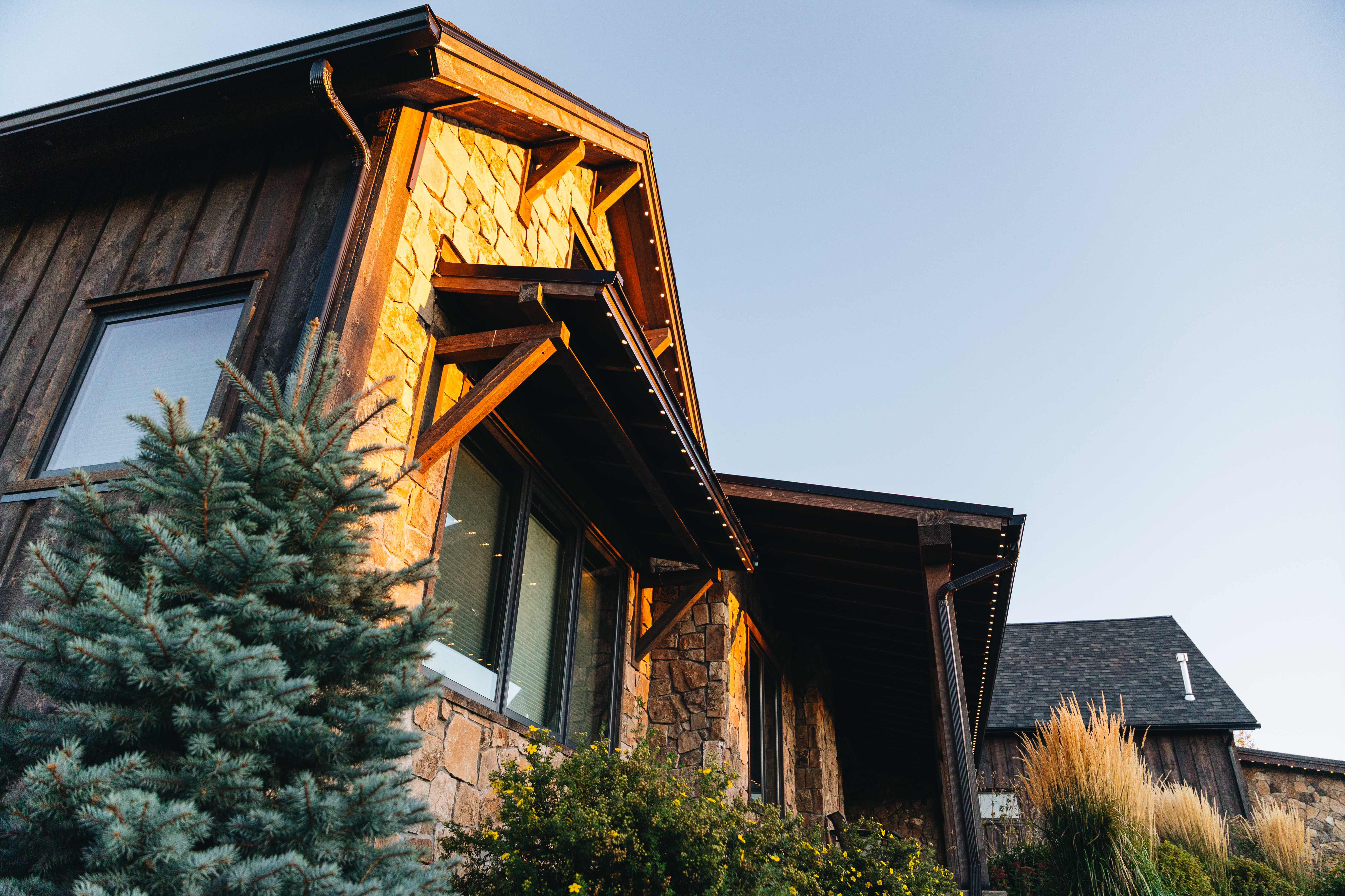 Warm White Eave Detail