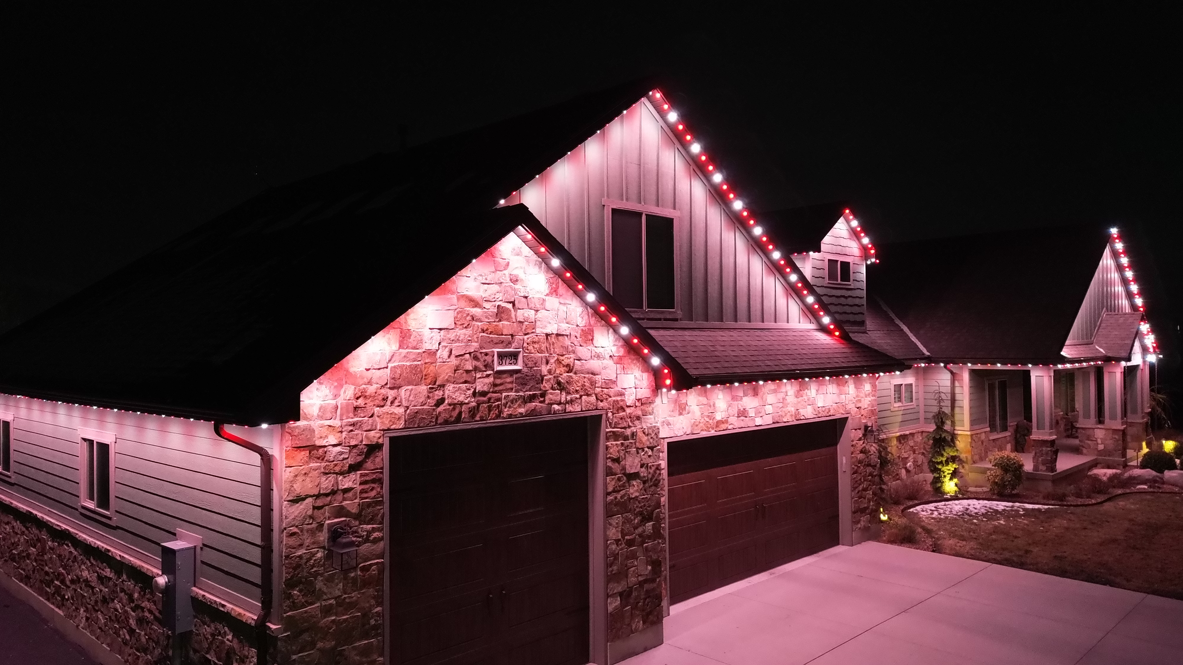 Red & White Display