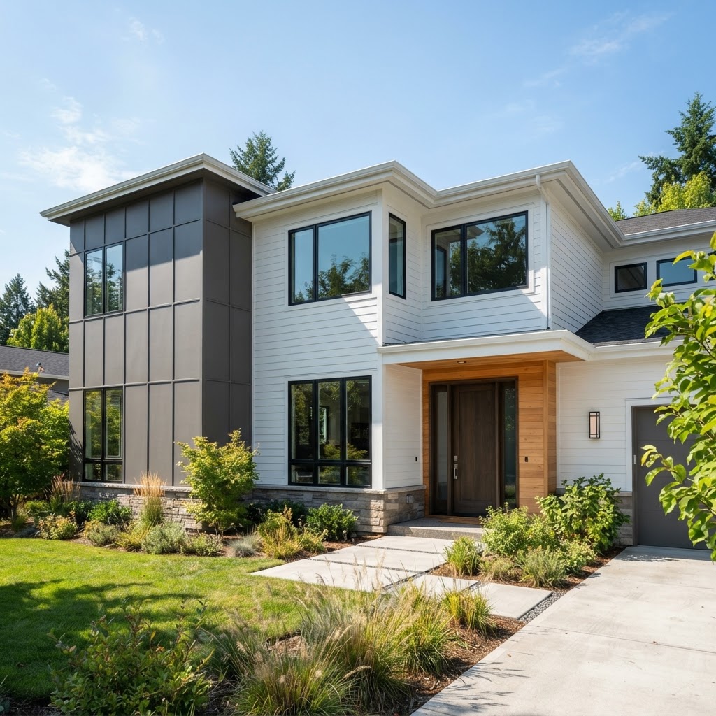 Fiber cement siding detail