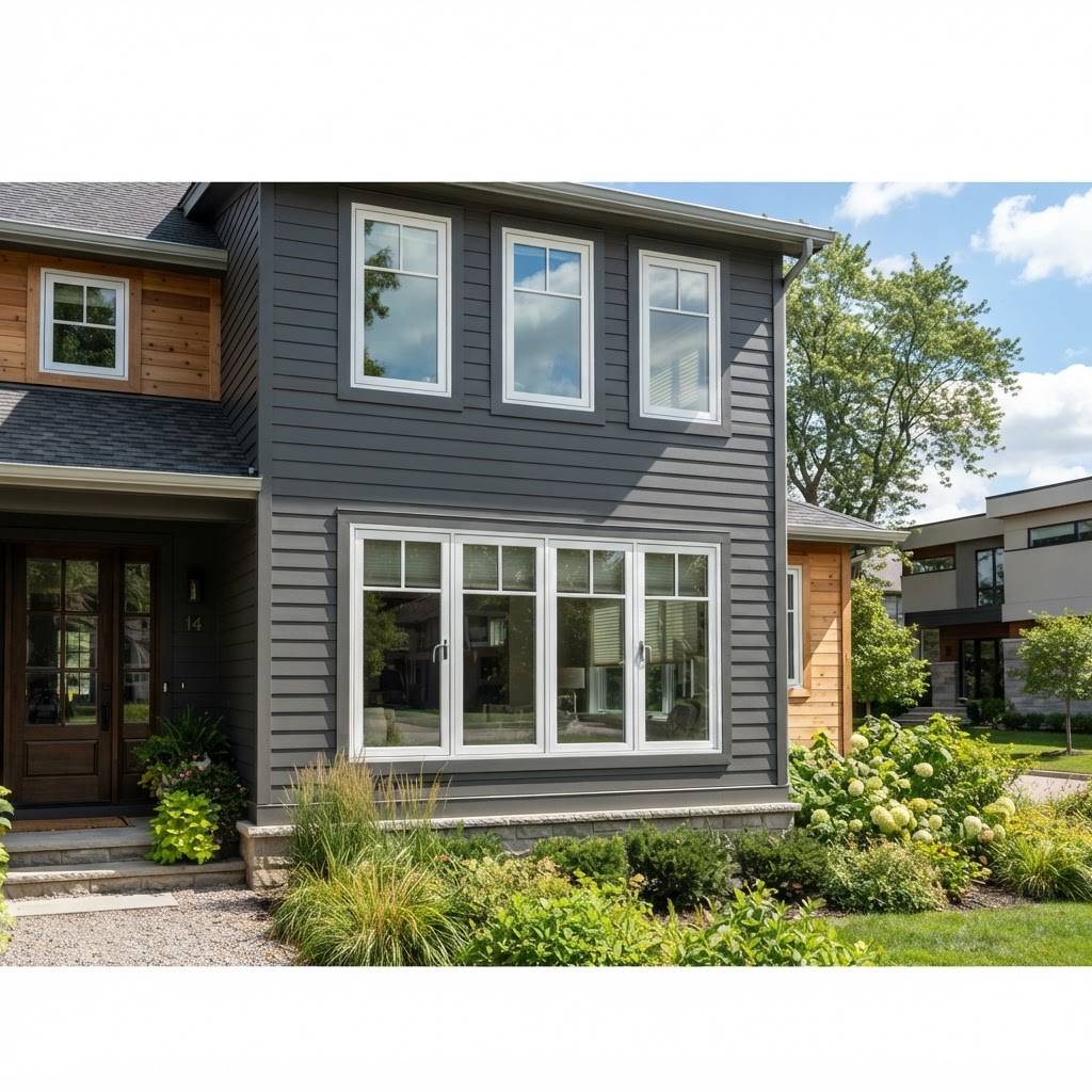 Casement windows exterior