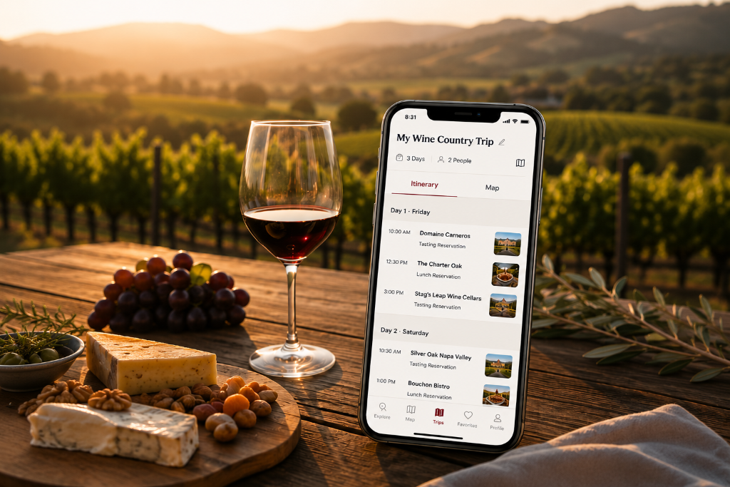 Napa Valley wine country lifestyle