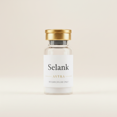 Selank research peptide vial