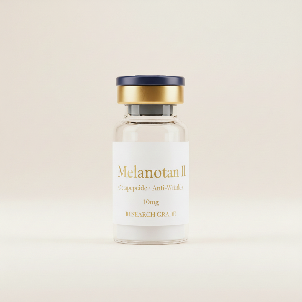 Melanotan II research peptide vial