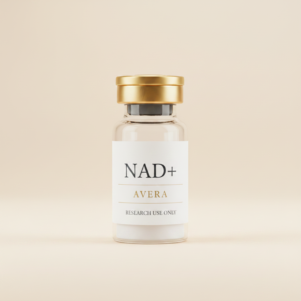NAD+ research peptide vial