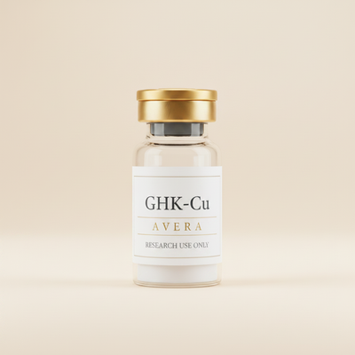 GHK-Cu research peptide vial