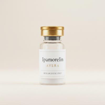 Ipamorelin research peptide vial