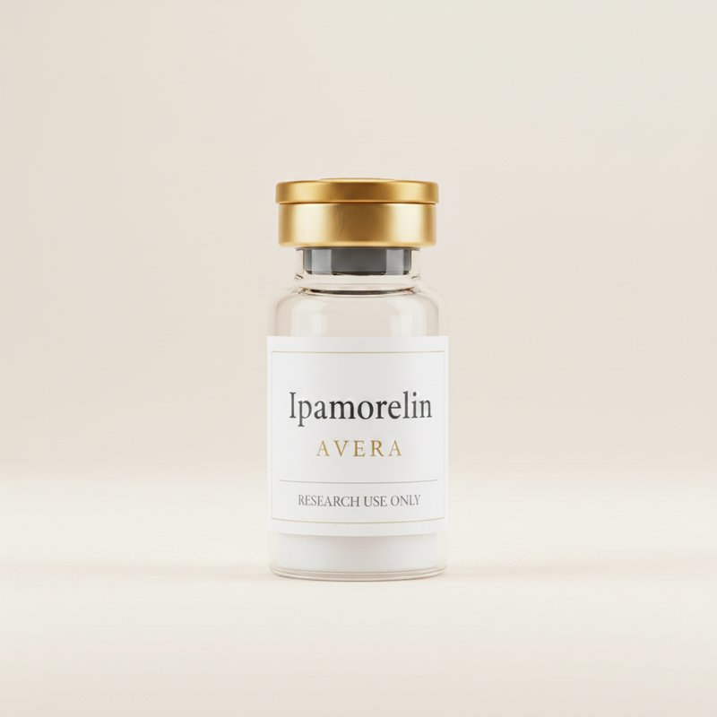 Ipamorelin research peptide vial