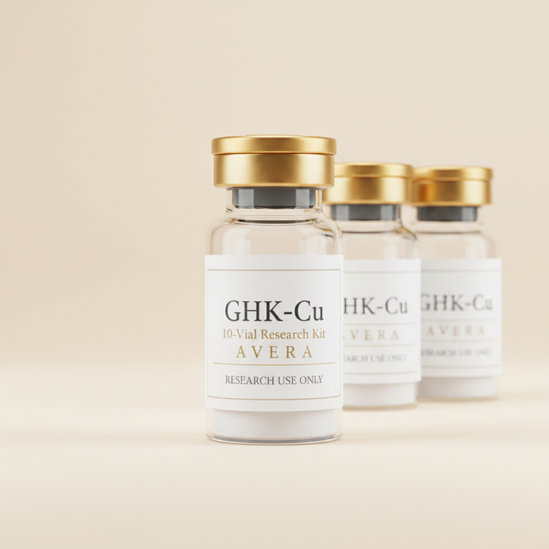 GHK-Cu Kit research peptide vial