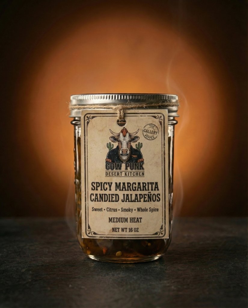 Spicy Margarita Candied Jalapenos