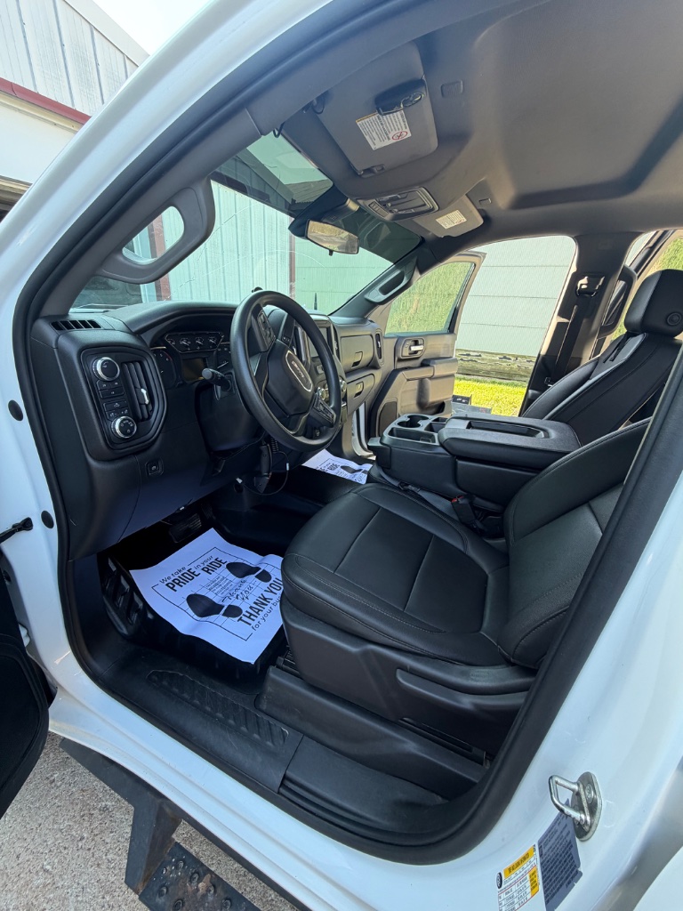 White Vehicle Front Interior