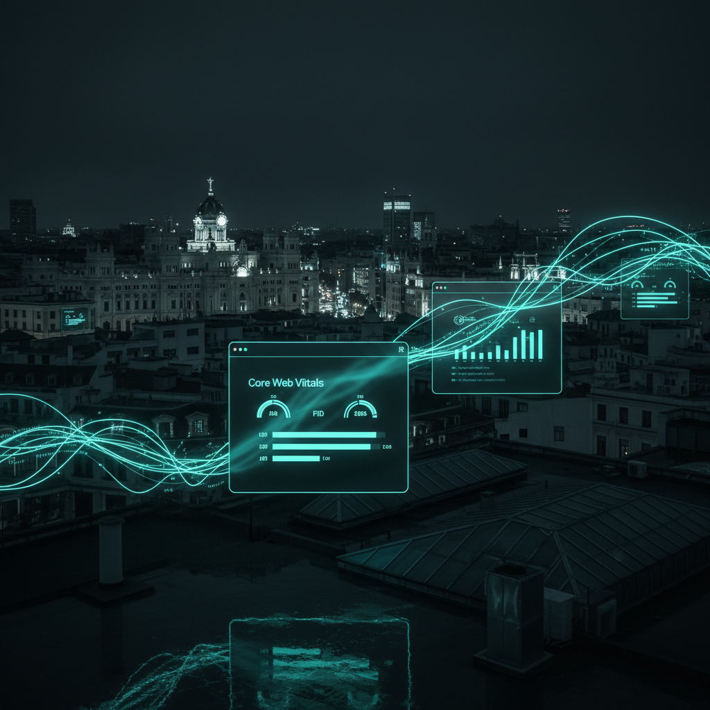 Core Web Vitals con IA: optimización automática de velocidad web para empresas en Madrid