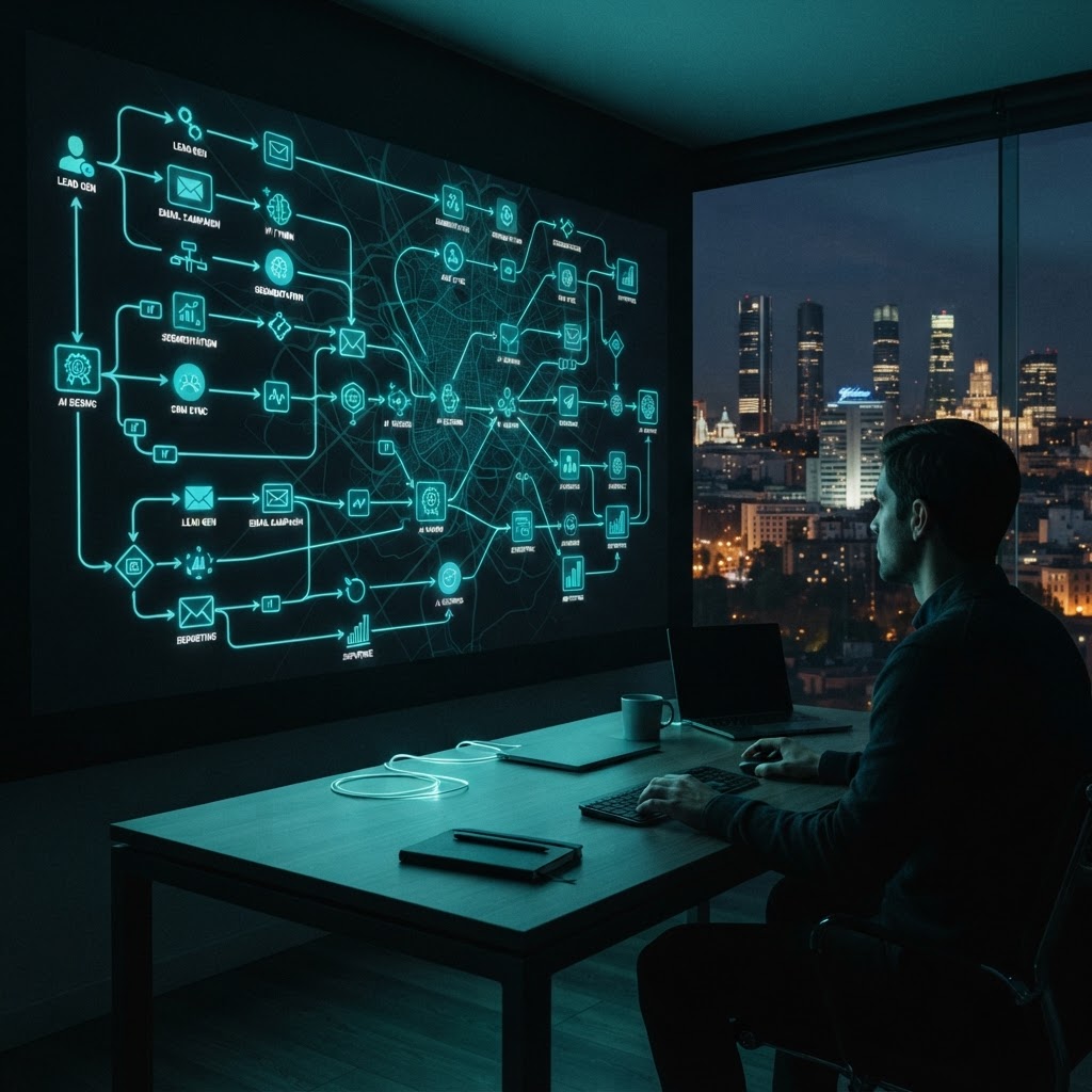 Make, n8n y agentes autónomos: las herramientas no-code que cambian el juego en 2026