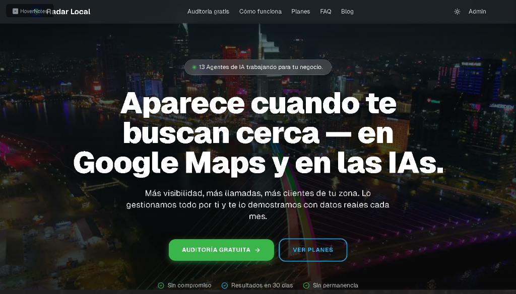 Radar Local Madrid