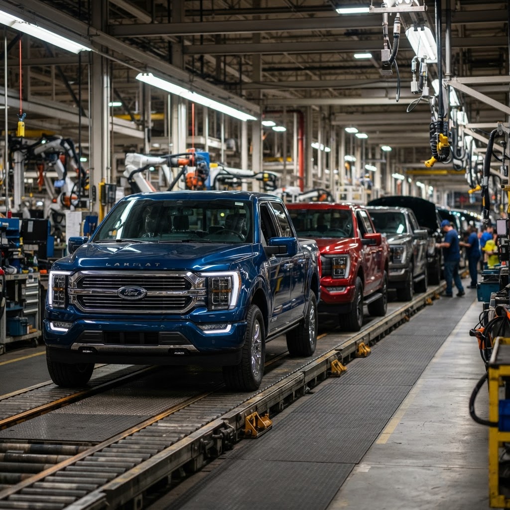 Volts on the Line: How Ford Is Modernizing the F-150 Assembly Line with Battery-Electric and Hybrid Integration