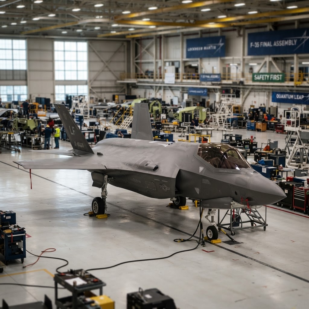 Steel, Fire, and Strategy: Inside Lockheed Martin's Fighter Jet and Weapons Systems Production Machine