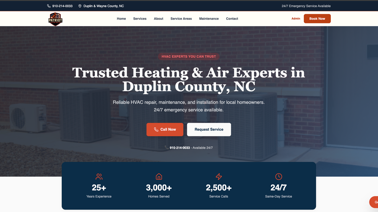 Workspace HVAC template preview