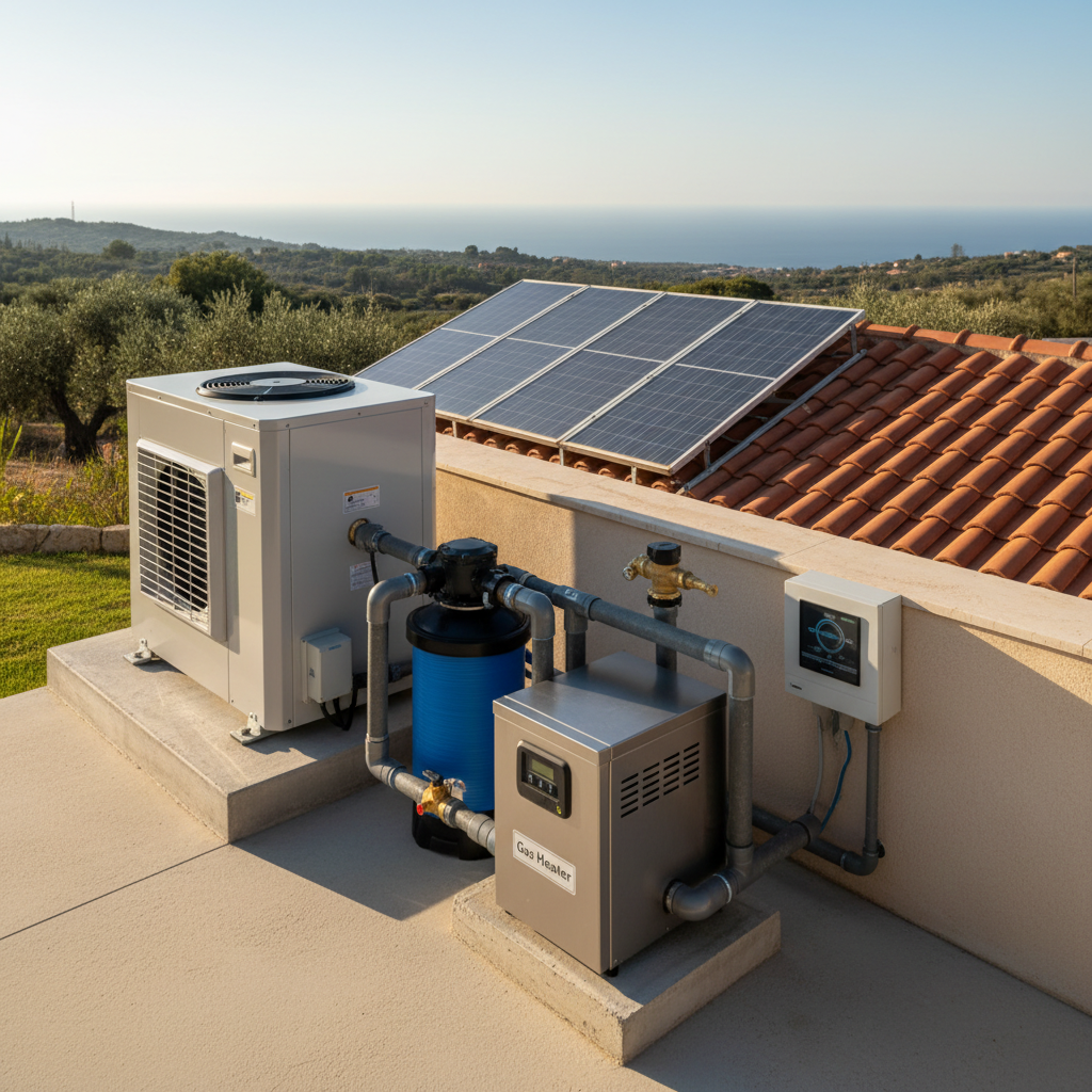 Pool Heating Options for Cyprus: Heat Pump, Solar, or Gas?