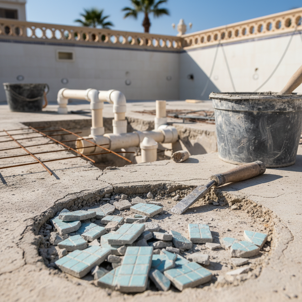 Pool Skimmer Repair and Replacement in Paphos