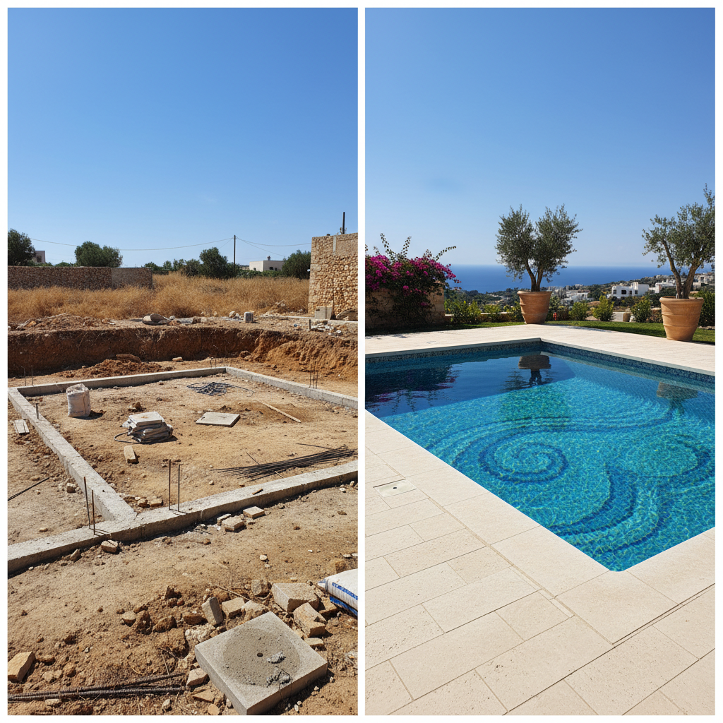 New Pool Construction in Paphos: Steps from Planning to Swimming