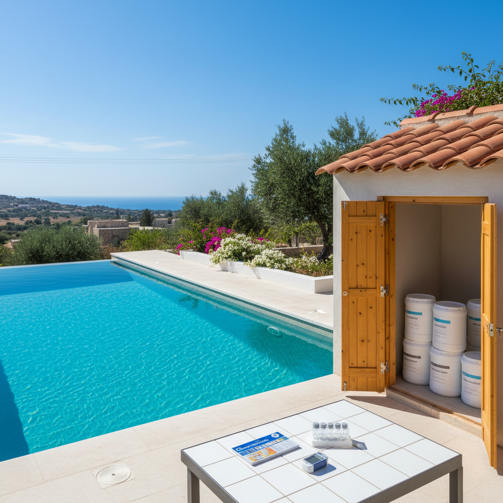 Pool Chemical Safety: Storing and Handling Chemicals in Cyprus