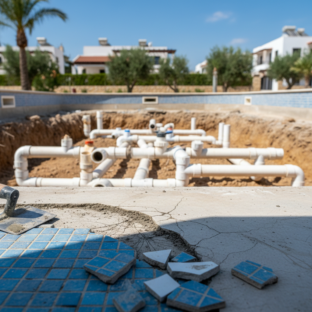 Pool Skimmer Repair and Replacement in Paphos