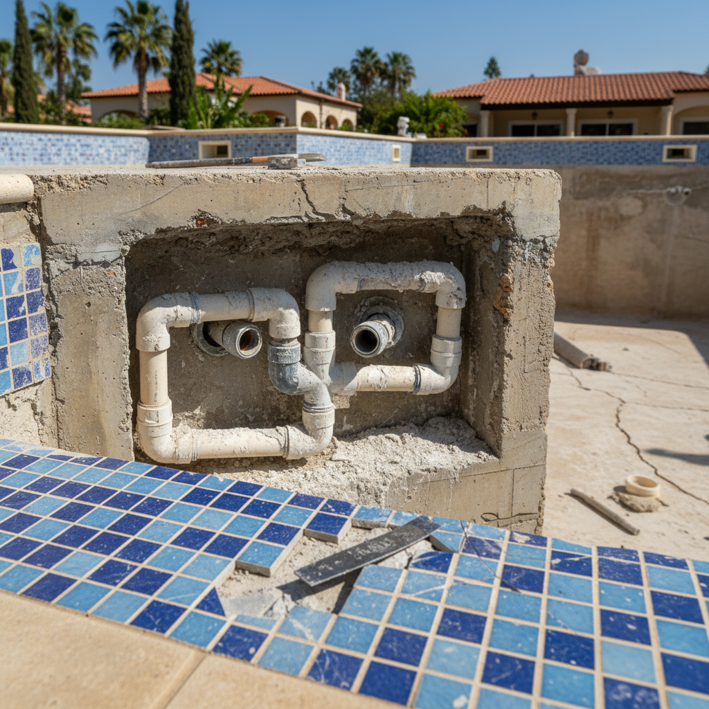 Pool Skimmer Repair and Replacement in Paphos