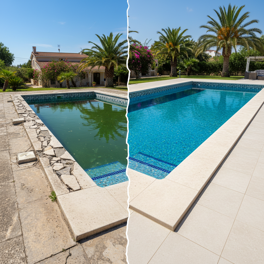 Pool Coping Repair and Replacement in Paphos