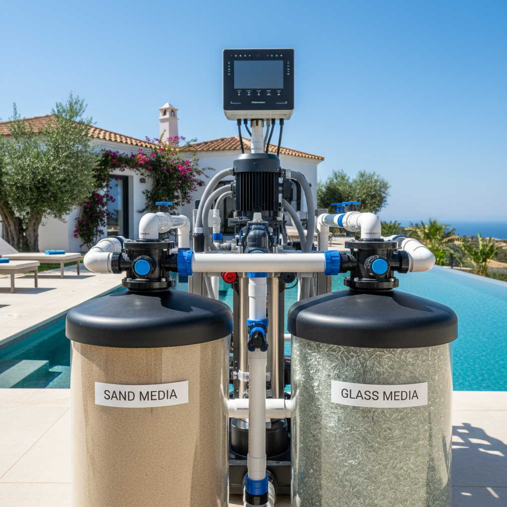 Sand vs Glass Media: Which Pool Filter Filling is Best for Cyprus?