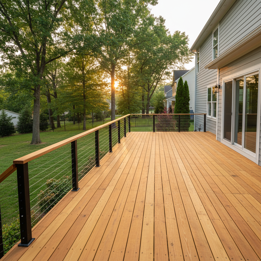 Wood Deck Building
