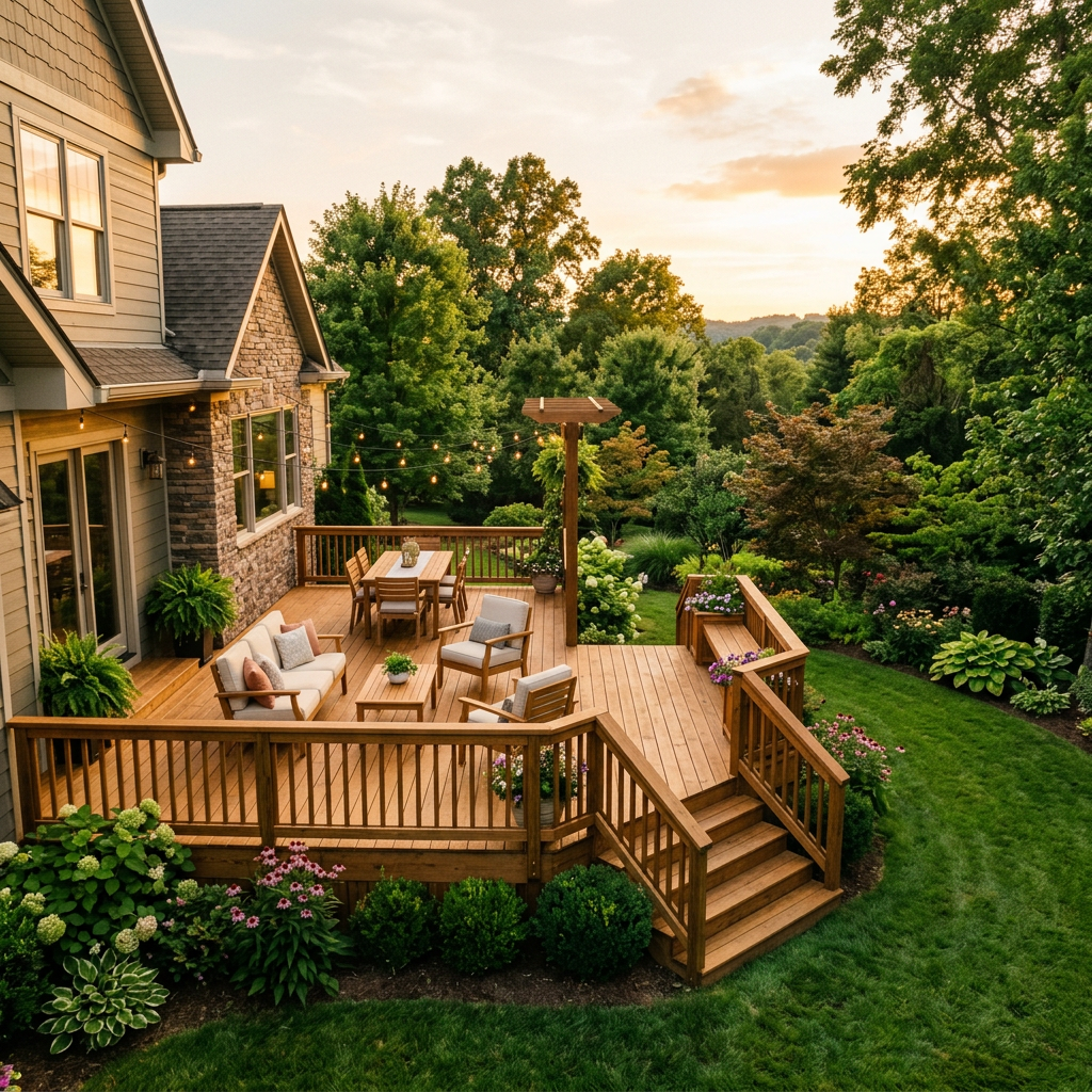 Wood Deck Building