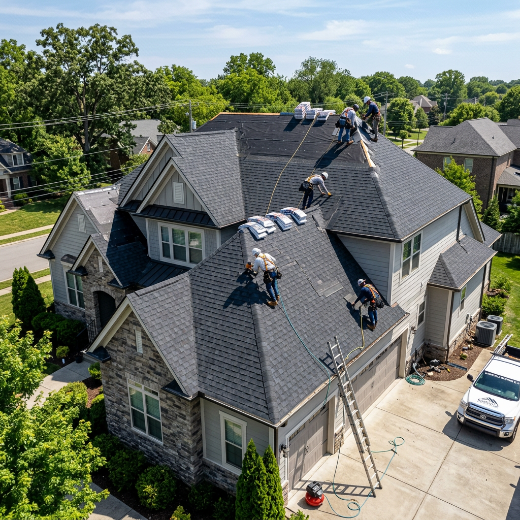 Roof Replacement in Gallatin