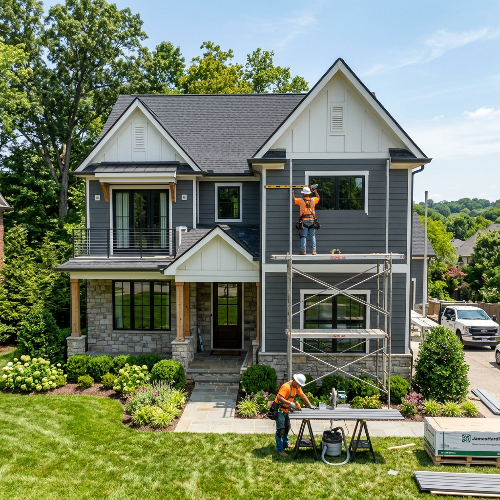 Century Exteriors crew at work