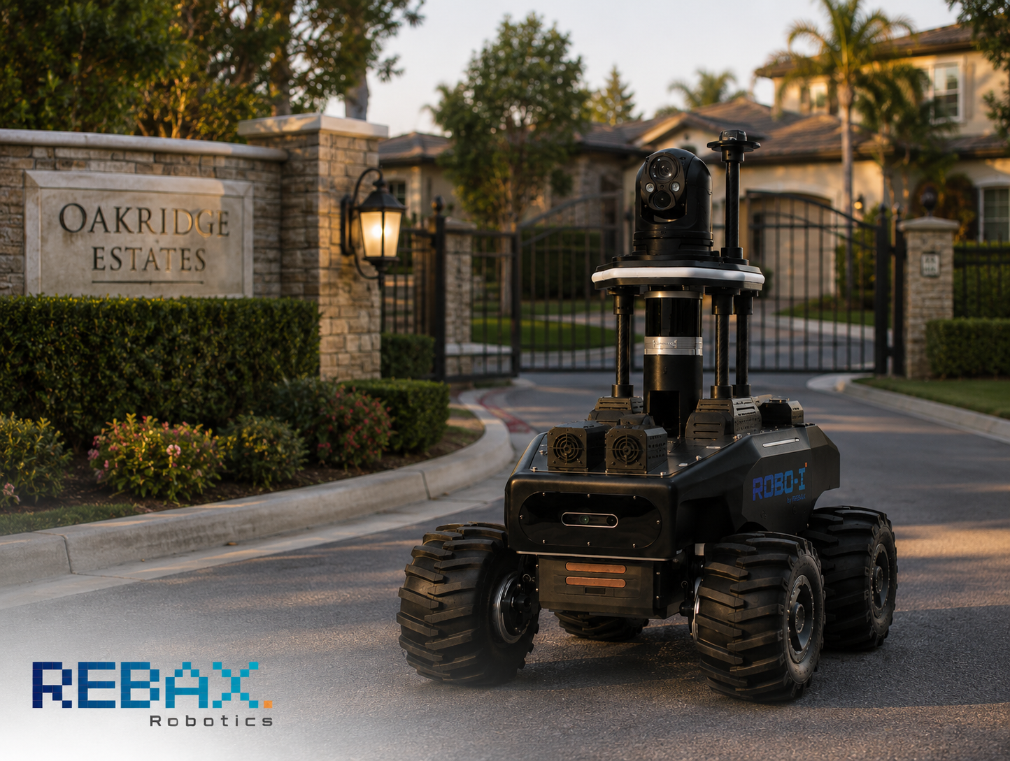REBAX Robotics autonomous security robot