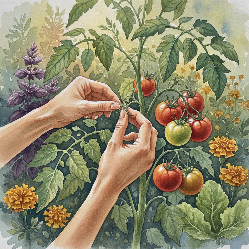 Tomaten richtig ausgeizen