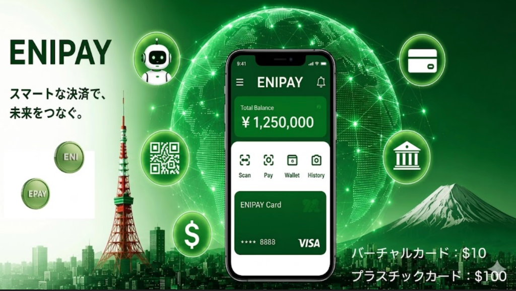 ENIPAY スマートな決済で、未来をつなぐ。
