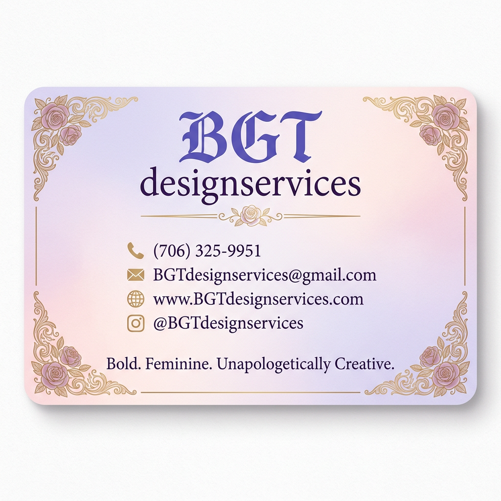 BGT Business Card Design