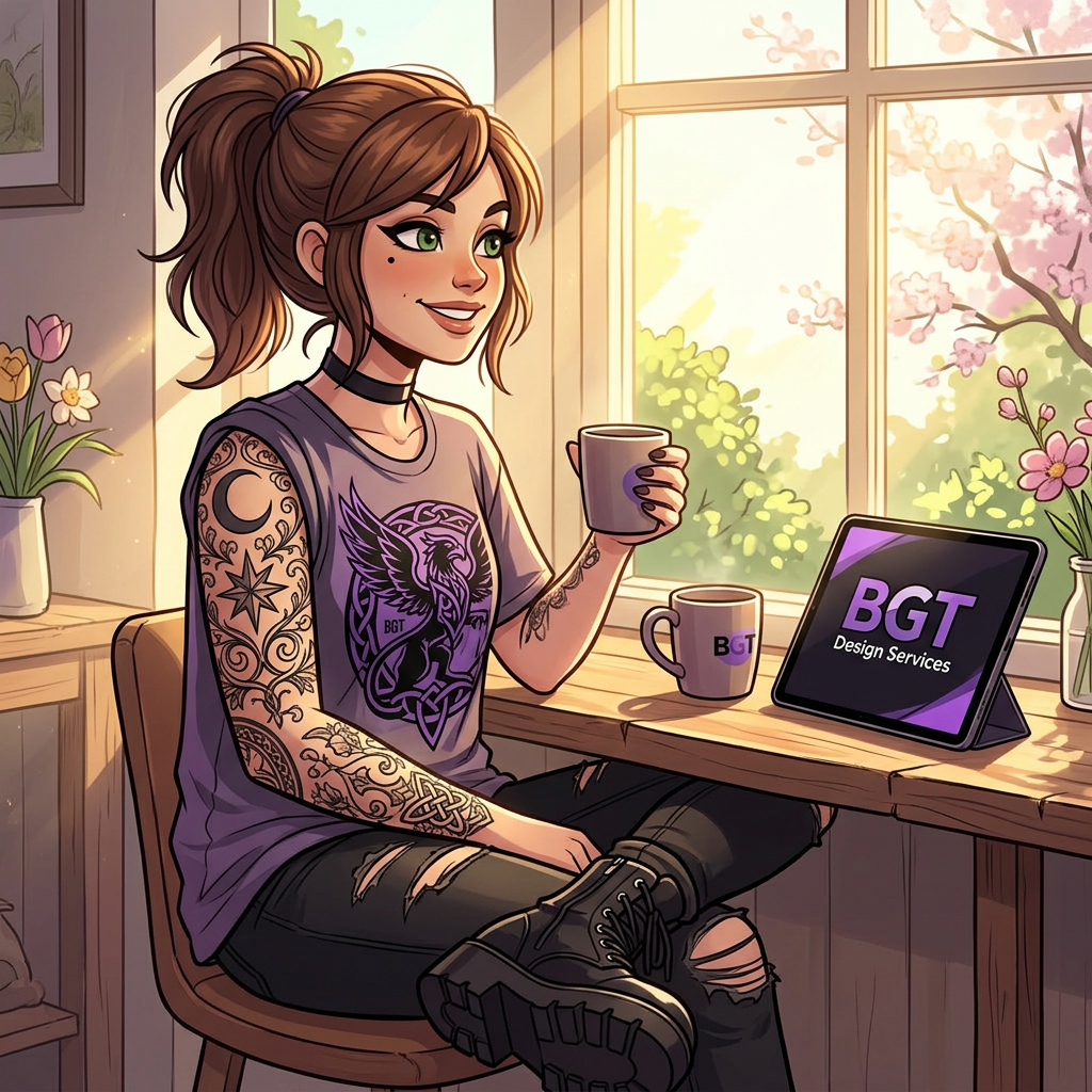 Bria Weekend Relaxed Illustration