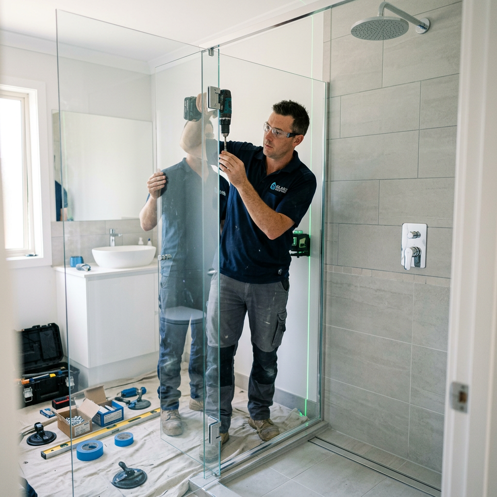 Shower Door Installation