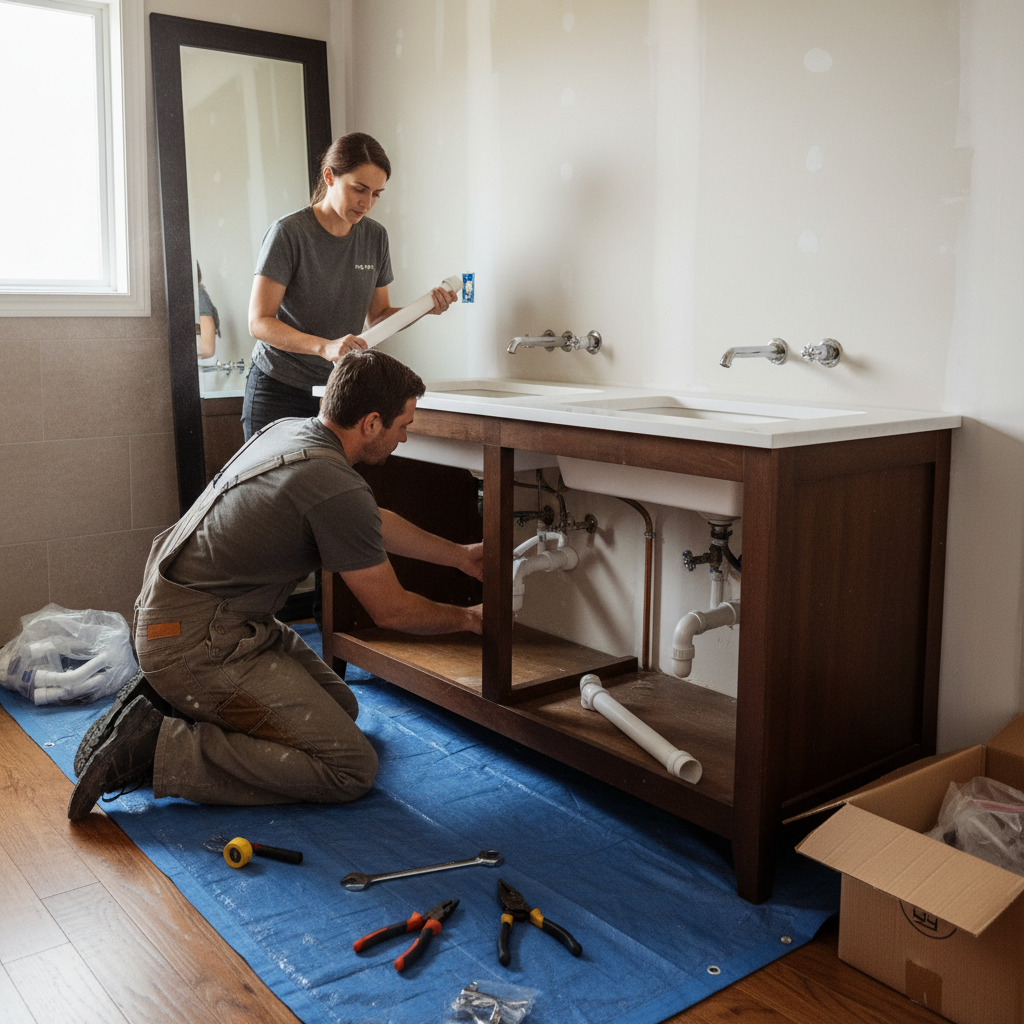Replace a Bathroom Vanity