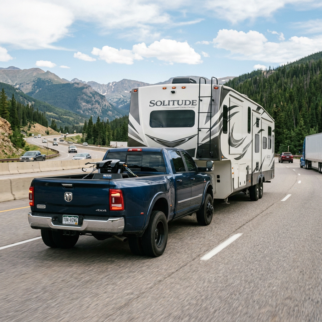 Diesel Truck Towing Setup — Weight Distribution, Sway Control & Fifth Wheel