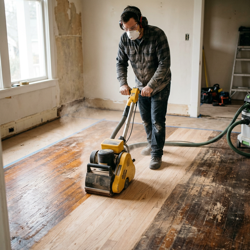 Hardwood Floor Refinishing