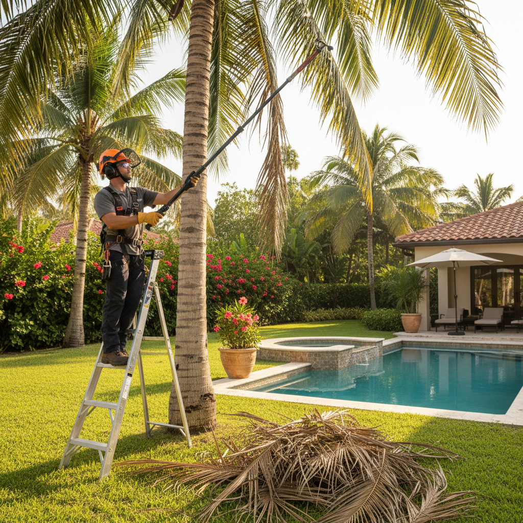 How to Trim & Prune Palm Trees